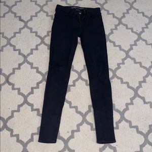 Black AEO Hi-Rise Jeggings